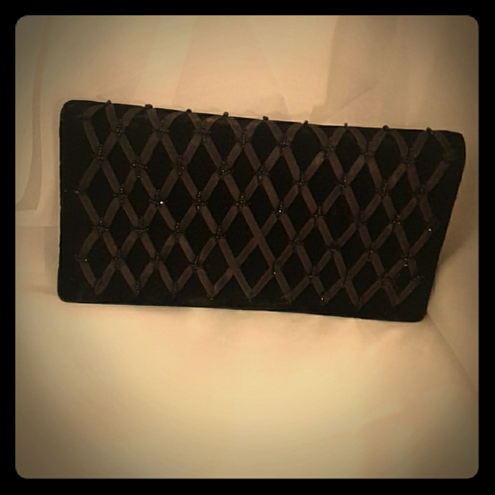 Vintage Black Evening Clutch